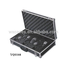 strong and portable aluminum instrument carrying case with custom foam insert